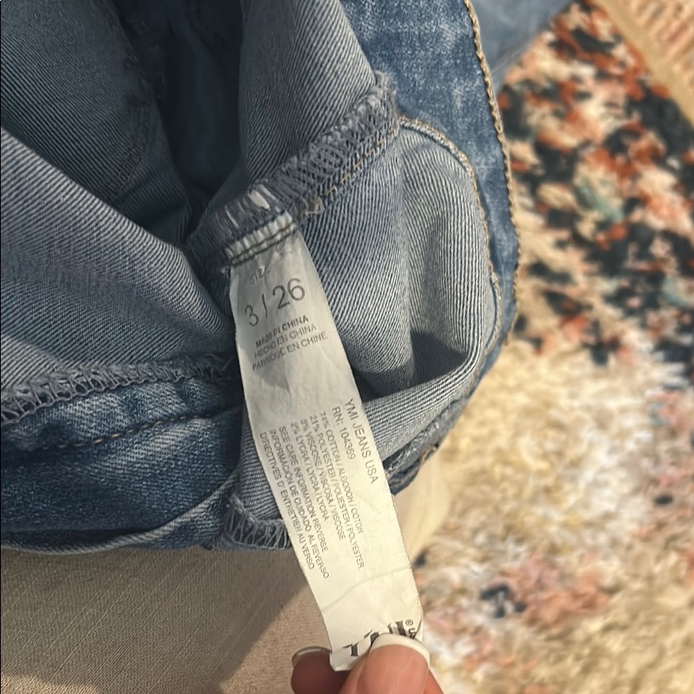 YMI Blue Flare Jeans - Picture 3 of 3